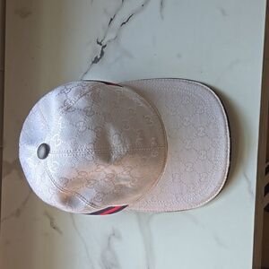 Gucci, Medium, White Baseball Cap